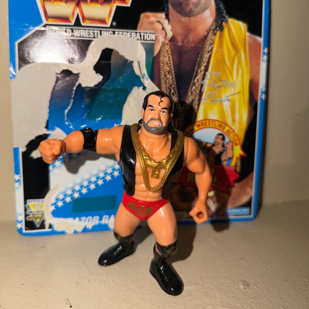 Wwf wwe Hasbro wrestling figure vtg Razor Ramon